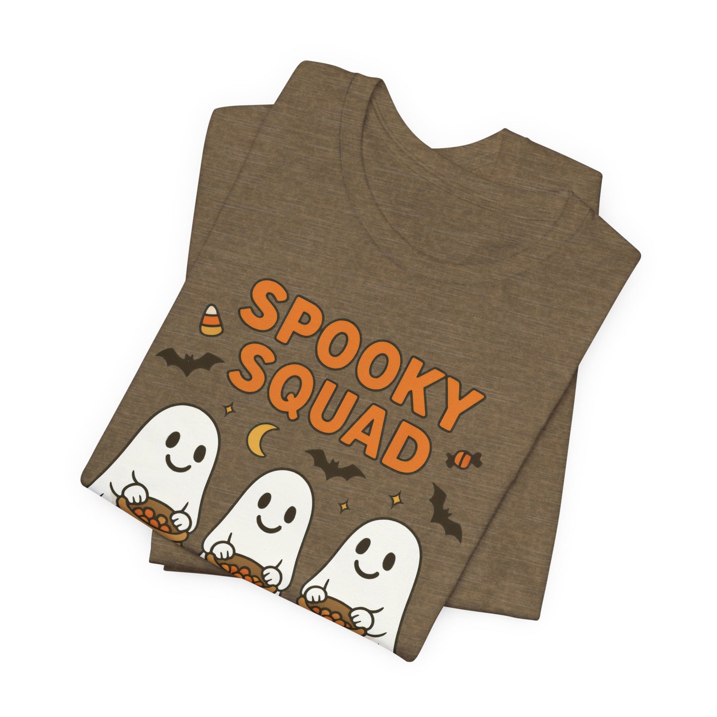 Spooky Squad Coffee Ghosts Tee – Halloween Shirt for Coffee Lovers