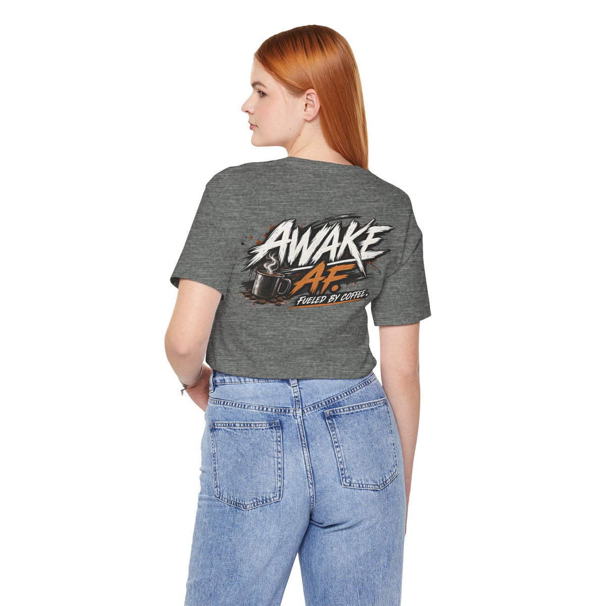 Awake AF Coffee Tee — "Fueled by Coffee" Graphic T-Shirt