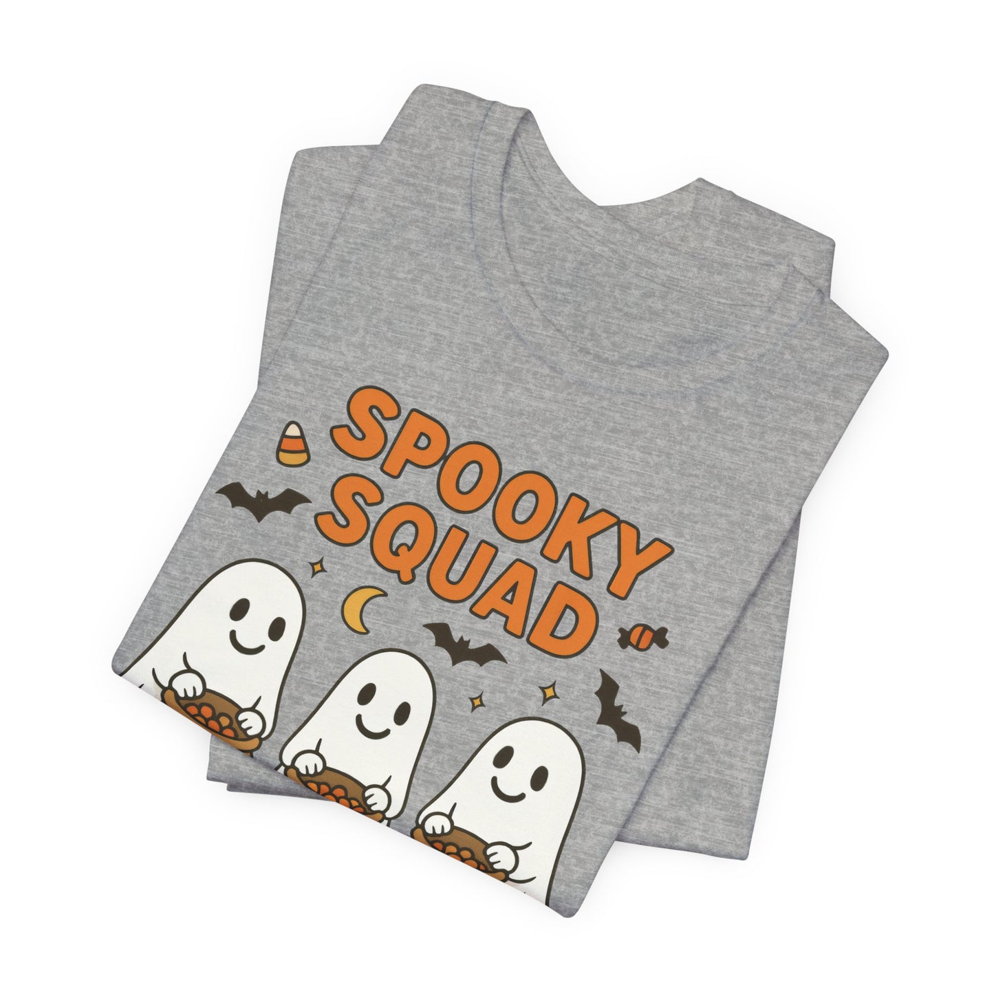 Spooky Squad Coffee Ghosts Tee – Halloween Shirt for Coffee Lovers