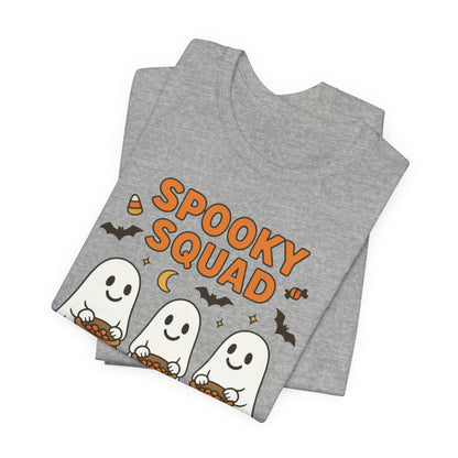 Spooky Squad Coffee Ghosts Tee – Halloween Shirt for Coffee Lovers