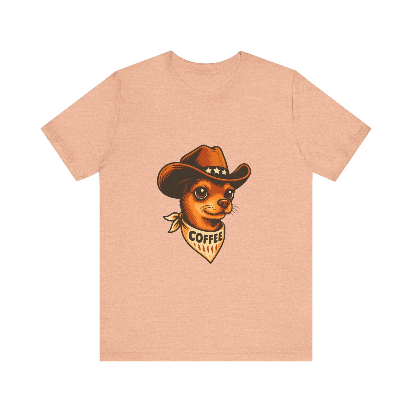 Cowboy Coffee Graphic Tee, Unisex T-Shirt, Funny Coffee Lover Gift, Casual Wear, Coffee Shop Merch